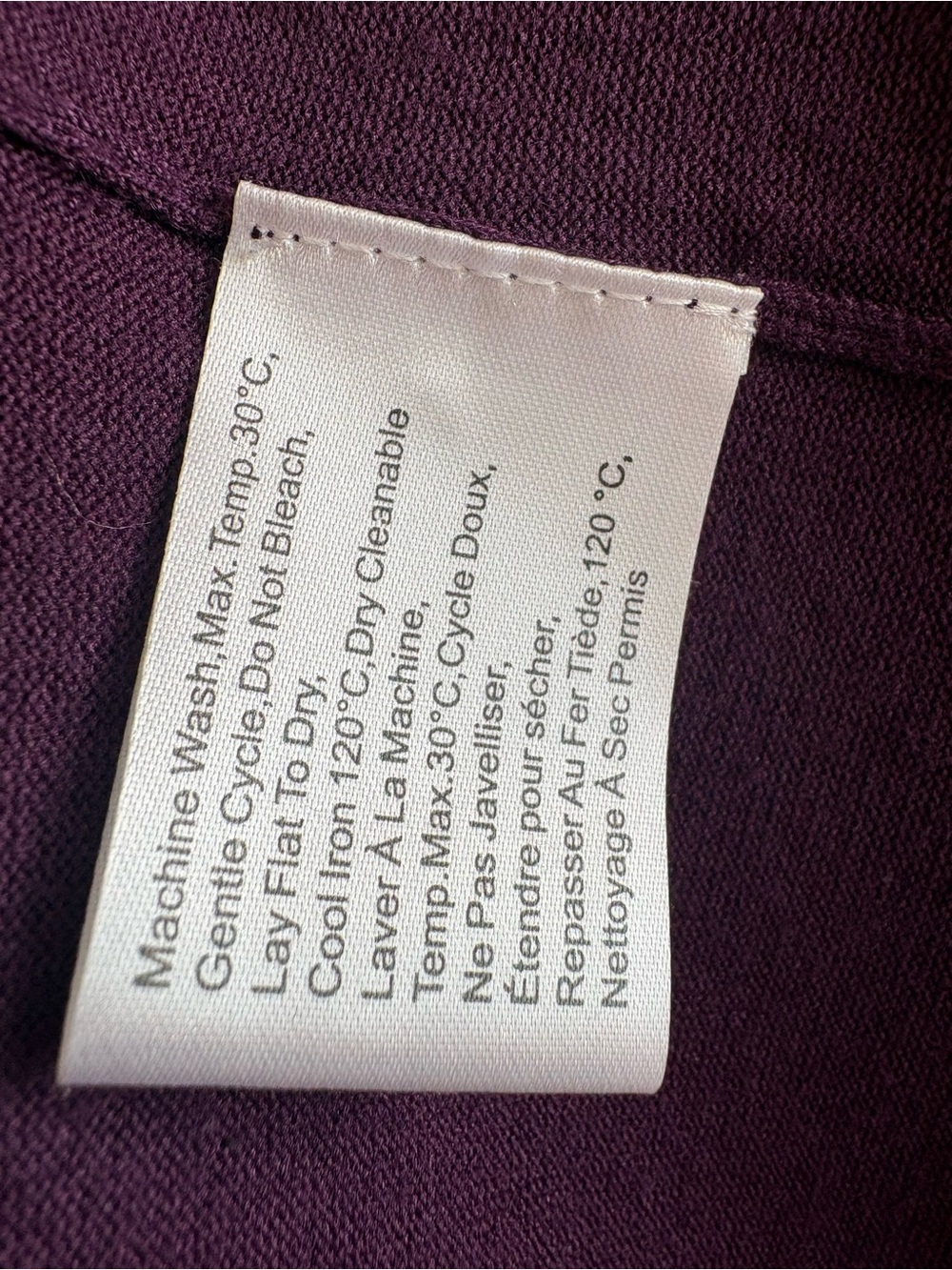 Danier Purple Ruffled Open-Front Cardigan - Picture 4 of 10